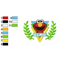 Bert and Ernie Embroidery Design 8
